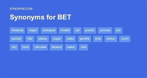 bet synonyms